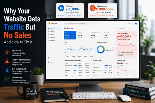 Why Your Website Gets Traffic But No Sales And How to Fix It