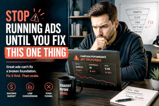 Stop Running Ads Until You Fix This One Thing