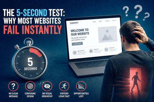The 5-Second Test: Why Most Websites Fail Instantly